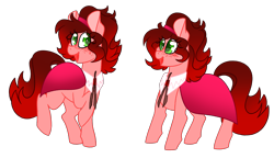 Size: 3911x2256 | Tagged: safe, artist:crazysketch101, oc, oc only, oc:cherry tart, earth pony, pony, simple background, solo, transparent background