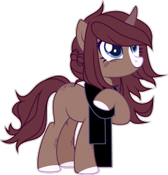 Size: 2350x2460 | Tagged: safe, artist:lazuli, artist:rerorir, oc, pony, unicorn, clothes, female, high res, mare, scarf, simple background, solo, transparent background