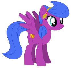 Size: 426x408 | Tagged: safe, artist:optimusv42, firefly, crystal pony, pegasus, pony, g1, my little pony 'n friends, cousin, fan version, friendship troopers, my little pony friendship troopers, rainbow dash's family, simple background, transparent background