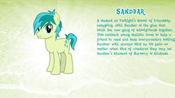 Size: 1280x719 | Tagged: safe, artist:andoanimalia, sandbar, bio, cute, sandabetes