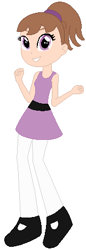 Size: 161x470 | Tagged: safe, artist:selenaede, artist:user15432, human, equestria girls, barely eqg related, base used, bunny (powerpuff girls), bunny (the powerpuff girls), cartoon network, clothes, crossover, dress, equestria girls style, equestria girls-ified, leggings, purple dress, shoes, the powerpuff girls