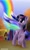 Size: 900x1500 | Tagged: safe, artist:sholechbrony, derpibooru import, twilight sparkle, twilight sparkle (alicorn), alicorn, pony, rainbow roadtrip, colored wings, female, hope hollow, mare, multicolored wings, rainbow, rainbow wings, solo, wing bling, wings