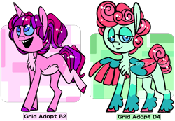 Size: 1409x975 | Tagged: safe, artist:spudsmcfrenzy, oc, oc only, pegasus, pony, unicorn, chest fluff, colored hooves, colored sclera, female, male, mare, offspring, parent:cookie crumbles, parent:gentle breeze, parent:hondo flanks, parent:posey shy, parents:cookieflanks, parents:shys, simple background, stallion, transparent background, two toned wings, wings