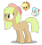 Size: 1280x1365 | Tagged: safe, artist:tenderrain46, derpibooru import, applejack, coco pommel, earth pony, pony, hat, magical lesbian spawn, offspring, parent:coco pommel, parents:cocojack, simple background, transparent background