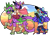 Size: 1909x1338 | Tagged: safe, artist:spudsmcfrenzy, derpibooru import, rainbow dash, spike, twilight sparkle, anthro, dragon, pony, unguligrade anthro, older, ponies riding dragons, riding, simple background, transparent background