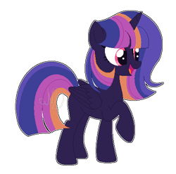 Size: 473x468 | Tagged: safe, artist:rainbow-drawz, oc, alicorn, pony, female, mare, simple background, solo, transparent background