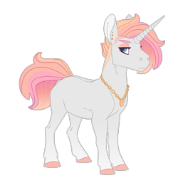 Size: 2500x2500 | Tagged: safe, artist:jackiebloom, oc, pony, unicorn, female, mare, offspring, parent:prince blueblood, parent:rarity, parents:rariblood, simple background, solo, transparent background