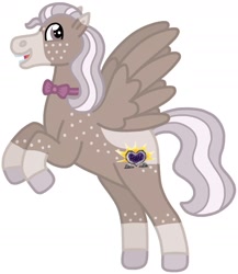 Size: 1242x1433 | Tagged: safe, artist:kindheart525, oc, oc:mountain peak, pegasus, auraverse, magical lesbian spawn, offspring, parent:applejack, parent:limestone pie, parents:applestone