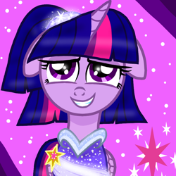 Size: 800x800 | Tagged: safe, artist:katya, twilight sparkle, twilight sparkle (alicorn), alicorn, the last problem, clothes, coronation dress, dress, floppy ears, photo, second coronation dress, solo