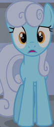 Size: 155x361 | Tagged: safe, screencap, linky, shoeshine, earth pony, pony, equestria games (episode), background pony, cropped, female, mare, open mouth, shocked, solo, wrong eye color