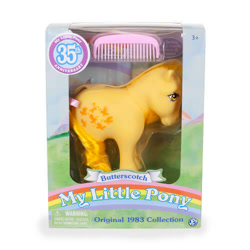 Size: 500x500 | Tagged: safe, butterscotch (g1), g1, 35th anniversary, irl, photo, retro, toy