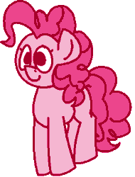 Size: 298x392 | Tagged: safe, artist:skookz, derpibooru import, pinkie pie, earth pony, pony, animated, bouncing, cute, diapinkes, female, gif, happy, mare, missing cutie mark, ponk, simple background, smiling, solo, transparent background