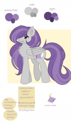 Size: 1024x1808 | Tagged: safe, artist:nightydream, oc, oc:nighty dream, bat pony, pony, female, mare, reference sheet, solo