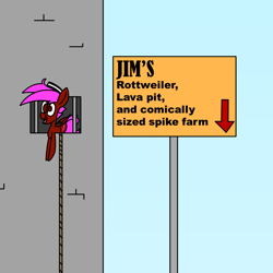 Size: 1000x1001 | Tagged: safe, artist:rainbowbacon, oc, oc:rainbowbacon, pegasus, pony, clothes, prison, prison outfit, sign, solo