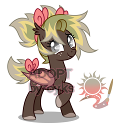 Size: 3300x3500 | Tagged: safe, artist:oyks, oc, bat pony, pony, adoptable, blind, vector