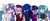 Size: 3500x1466 | Tagged: safe, artist:angelina-pax, oc, oc only, oc:angsty emocore, oc:clausa vera, oc:misanthropy melody, oc:myringa, oc:soprano shadow, alicorn, bat pony, bat pony alicorn, changeling, earth pony, pegasus, pony, undead, unicorn, vampire, vampony, alicorn oc, band, bat pony oc, bat wings, changeling oc, chinese, choker, clothes, coat markings, curved horn, fangs, female, fishnet stockings, flannel, heart, hoodie, horn, horn ring, jewelry, lip piercing, look-alike, messy mane, multicolored hair, necklace, nose piercing, nose ring, not cadance, not celestia, not flurry heart, not luna, not twilight sparkle, piercing, raised hoof, siblings, simple background, sisters, socks, spiked choker, striped socks, tattoo, transparent background, wall of tags, wing piercing, wings, wristband, ych result