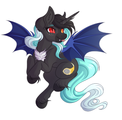 Size: 2544x2493 | Tagged: safe, artist:amazing-artsong, oc, oc:mythic star, alicorn, bat pony, bat pony alicorn, bat wings, female, high res, horn, mare, simple background, solo, tongue out, transparent background, wings
