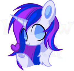 Size: 1668x1595 | Tagged: safe, artist:longfeather, artist:willow krick, oc, oc only, oc:starglow twinkle, unicorn, horn, no pupils, simple background, solo, transparent background, unicorn oc, vector, watermark