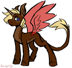 Size: 1280x1208 | Tagged: safe, artist:rowdykitty, oc, oc:taylor, alicorn, pony, male, simple background, solo, stallion, transparent background