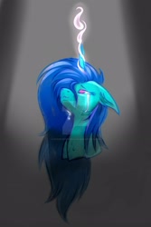 Size: 1920x2880 | Tagged: safe, artist:redheartponiesfan, oc, pony, unicorn, bust, crying, female, magic, mare, portrait, solo