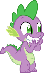 Size: 6000x9776 | Tagged: safe, artist:frownfactory, spike, dragon, winter wrap up, .svg available, cute, grin, male, simple background, smiling, solo, spikabetes, svg, transparent background, vector