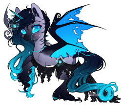 Size: 1177x1033 | Tagged: safe, artist:kitten-in-the-jar, oc, oc:requiem, alicorn, bat pony, bat pony alicorn, pony, bat wings, female, horn, lantern, mare, simple background, solo, transparent background, wings