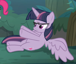 Size: 778x652 | Tagged: safe, screencap, mean twilight sparkle, the mean 6, cropped, solo, spread wings, wings