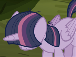 Size: 1247x939 | Tagged: safe, screencap, mean twilight sparkle, the mean 6, cropped, head down, solo