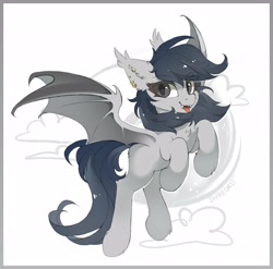 Size: 3266x3230 | Tagged: safe, artist:share dast, oc, oc only, bat pony, pony, bat pony oc, bat wings, solo, wings