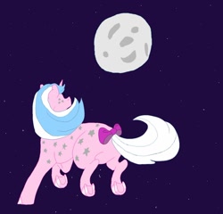 Size: 1280x1231 | Tagged: safe, artist:furthehorde, milky way (g1), g1, moon, solo, space