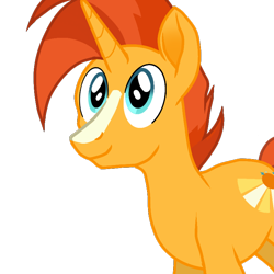 Size: 768x768 | Tagged: safe, artist:tatianabeyzer, sunburst, pony, simple background, solo, transparent background, younger