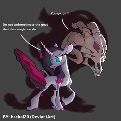 Size: 1080x1080 | Tagged: safe, artist:haekal20, fhtng th§ ¿nsp§kbl, oleander, classical unicorn, pony, unicorn, them's fightin' herds, cloven hooves, leonine tail, solo, unshorn fetlocks