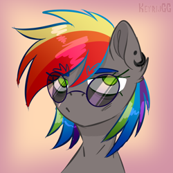 Size: 2000x2000 | Tagged: safe, artist:keyrijgg, oc, oc:keyrijgg, pony, art, bust, head, portrait, simple background