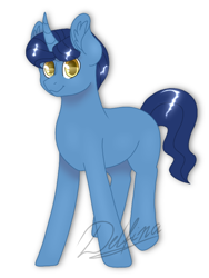 Size: 768x1024 | Tagged: safe, artist:delfinaluther, night light, pony, unicorn, male, solo