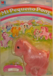 Size: 394x559 | Tagged: safe, cotton candy (g1), g1, irl, photo, pinky, spain, spanish, toy, variant