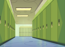 Size: 1024x750 | Tagged: safe, equestria girls, equestria girls (movie), background, canterlot high, hallway, lockers