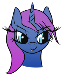 Size: 963x1139 | Tagged: safe, artist:ramprover, oc, oc:alula borealis, pony, unicorn, bust, looking away, portrait, simple background, solo, tongue out, transparent background