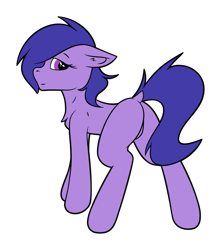 Size: 2825x3200 | Tagged: safe, artist:bitrate16, oc, oc only, oc:grapie, earth pony, pony, butt, dock, female, looking back, mare, plot, simple background, solo, transparent background, vector