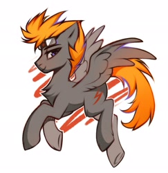 Size: 1987x2048 | Tagged: safe, artist:share dast, oc, oc only, oc:aj, pegasus, pony, goggles, male, solo, stallion, wings