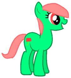 Size: 374x413 | Tagged: safe, artist:justarandompegasus, oc, oc:flora, earth pony, earth pony oc, open mouth, solo