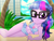 Size: 2048x1536 | Tagged: safe, artist:artmlpk, derpibooru import, sci-twi, twilight sparkle, equestria girls, adorable face, adorkable, alternate hairstyle, beach, beautiful, bikini, city, cityscape, clothes, cute, digital art, dork, looking at you, lying down, ocean, on side, palm tree, plant, ponytail, sky, skyscraper, solo, swimsuit, tree, twiabetes, watermark