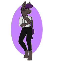 Size: 1967x1954 | Tagged: safe, artist:cinnerroll, oc, oc only, oc:lula vieve, anthro, bat pony, pony, simple background, solo, transparent background