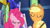 Size: 1920x1080 | Tagged: safe, derpibooru import, screencap, applejack, pinkie pie, earth pony, pony, the one where pinkie pie knows, duo, twilight's castle