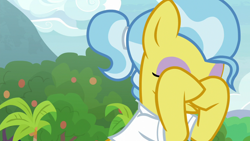 Size: 1920x1080 | Tagged: safe, screencap, doctor fauna, pony, she talks to angel, clothes, eyes closed, female, mare, rubbing eyes, shirt, solo