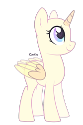 Size: 1746x2616 | Tagged: safe, artist:lazuli, oc, oc only, alicorn, pony, alicorn oc, base, heart eyes, horn, looking up, simple background, smiling, solo, transparent background, wingding eyes, wings