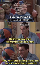 Size: 1020x1643 | Tagged: safe, adam sandler, barely pony related, billy madison, end of ponies, meme