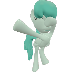 Size: 702x720 | Tagged: safe, artist:topsangtheman, spring melody, sprinkle medley, pegasus, pony, 3d, dab, simple background, solo, source filmmaker, transparent background