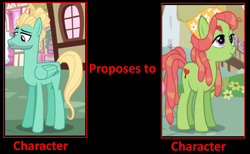 Size: 1138x702 | Tagged: safe, edit, edited screencap, screencap, tree hugger, zephyr breeze, earth pony, pegasus, pony, bandana, black background, crack shipping, female, male, mare, meme, shipping, shipping domino, shipping generator, simple background, stallion, straight, text, zephyrhugger