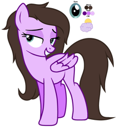 Size: 1280x1365 | Tagged: safe, artist:cindydreamlight, oc, oc:purple cloud, pegasus, pony, female, mare, simple background, solo, transparent background