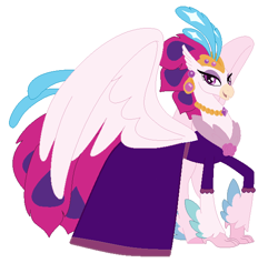 Size: 617x585 | Tagged: safe, artist:unicornsmile, queen novo, my little pony: the movie, clothes, dress